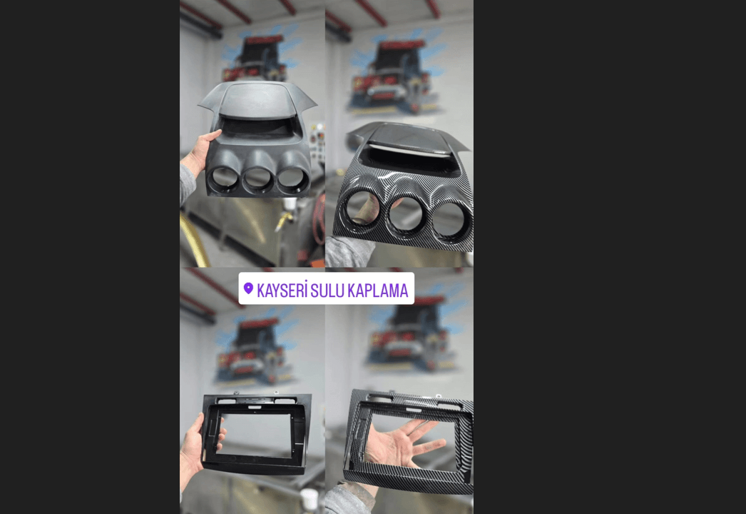 Ford Connect İç Trim Karbon Kaplama İşlemimiz